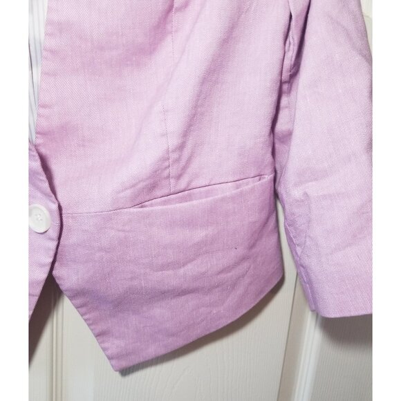 Express Lavender Purple Single Button Blazer Jacket Women's Size 8 - Picture 4 of 7